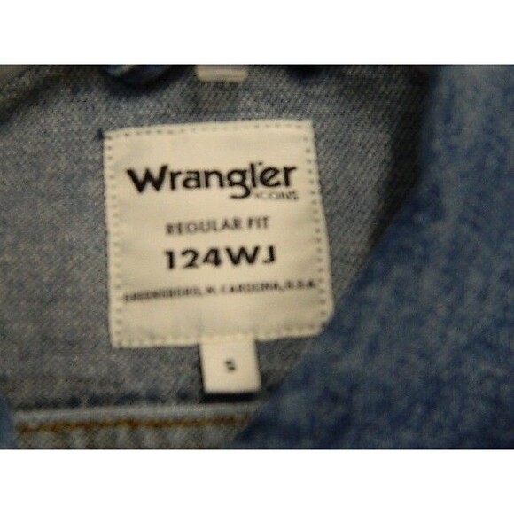 Wrangler ICONS Women's Blue Denim Jacket 124WJ Size Small - Picture 4 of 16
